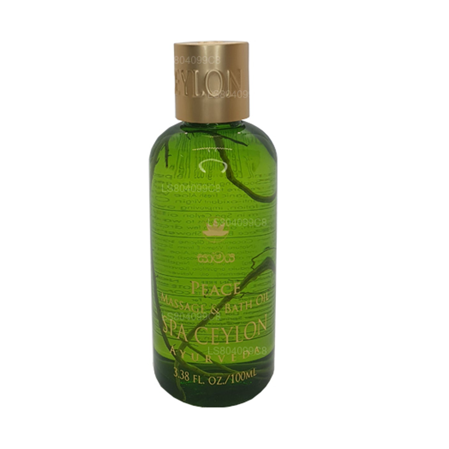 Spa Ceylon Peace massage- en badolie (100 ml)