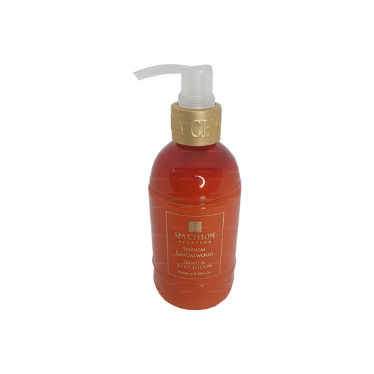 Spa Ceylon Sensual Sandalwood hand- en bodylotion (250 ml)