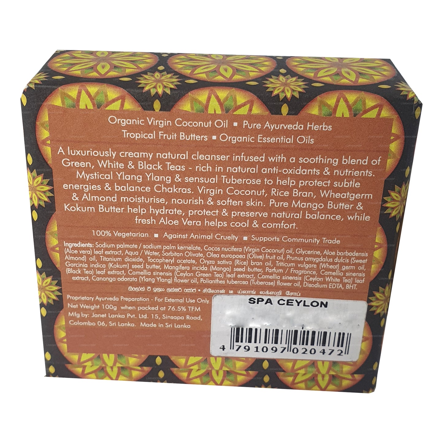 Spa Ceylon Ceylon Tea Ylang luxe zeep (100 g)