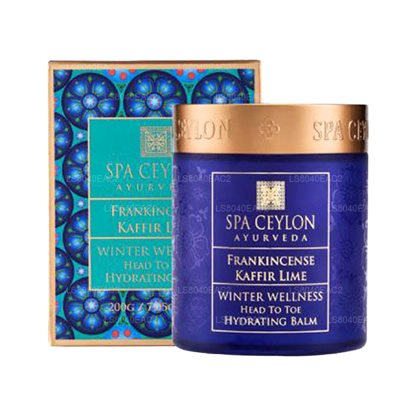 Spa Ceylon Frankincense Kay Lime Winter Wellness Hydraterende balsem van hoofd tot teen (200 g)