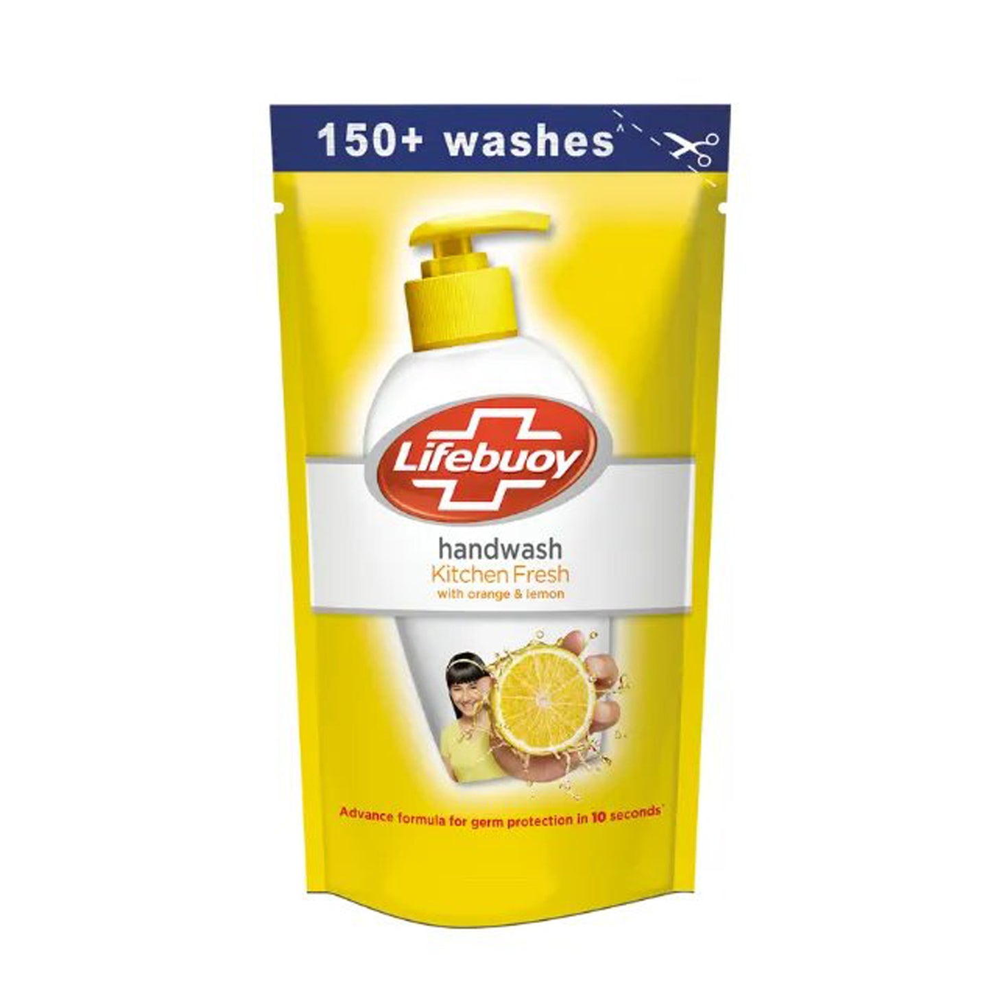 Lifebuoy Kitchen Fresh navulzakje voor handwas (180 ml)