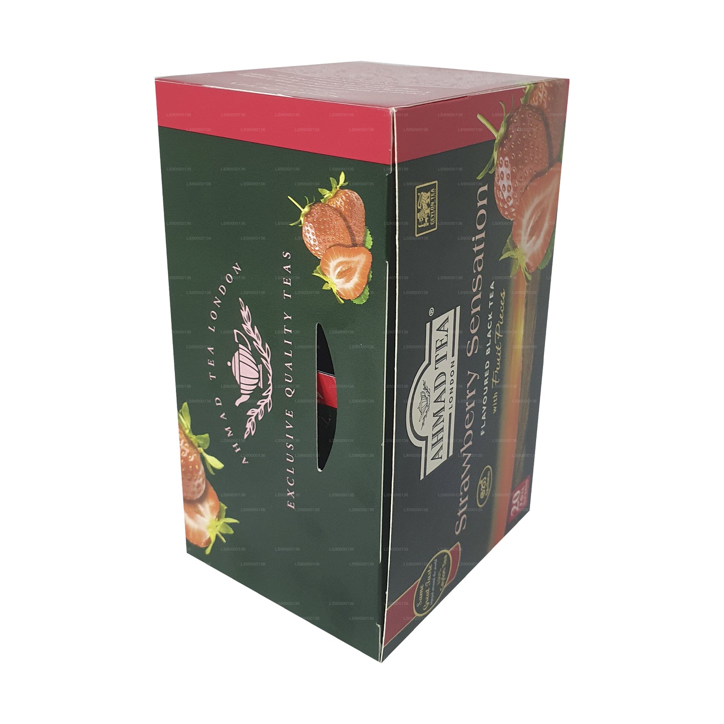 Ahmad Tea Strawberry 20 theezakjes met folie (40 g)