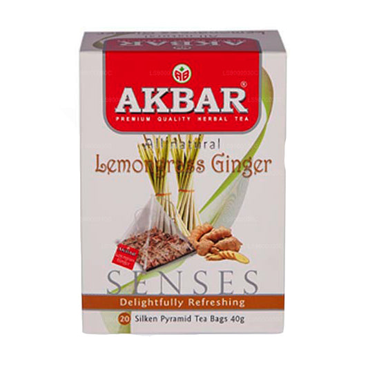 Akbar Citroengras en Gember (40 g) 20 theezakjes