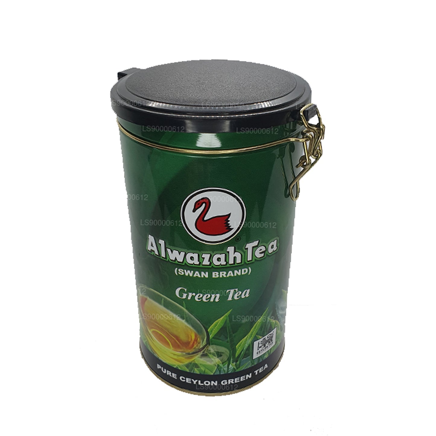 Alwazah Pure Ceylon groene theeblik (300 g)