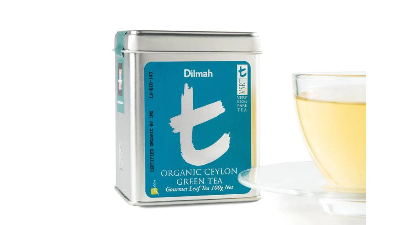 Dilmah t-series biologische groene thee van Ceylon (100 g)