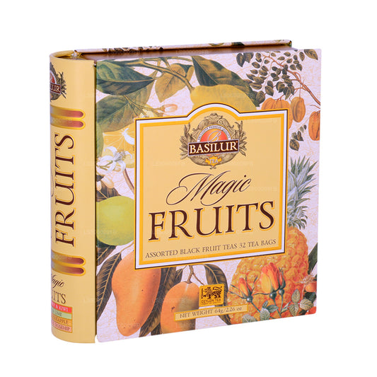 Basilur Theeboek „Magic Fruits Assorted” (64 g) Caddy