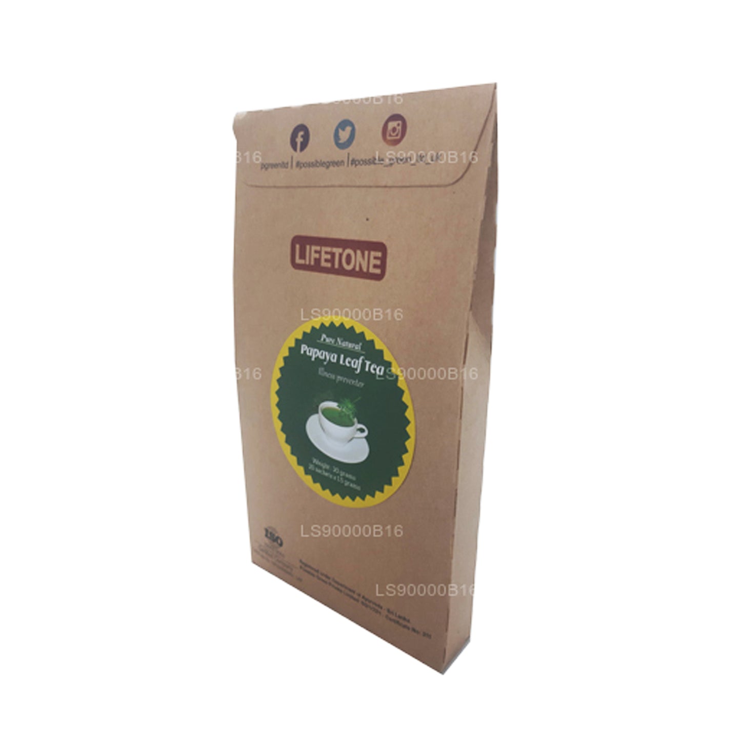 Lifetone thee met papajabladeren (30 g)