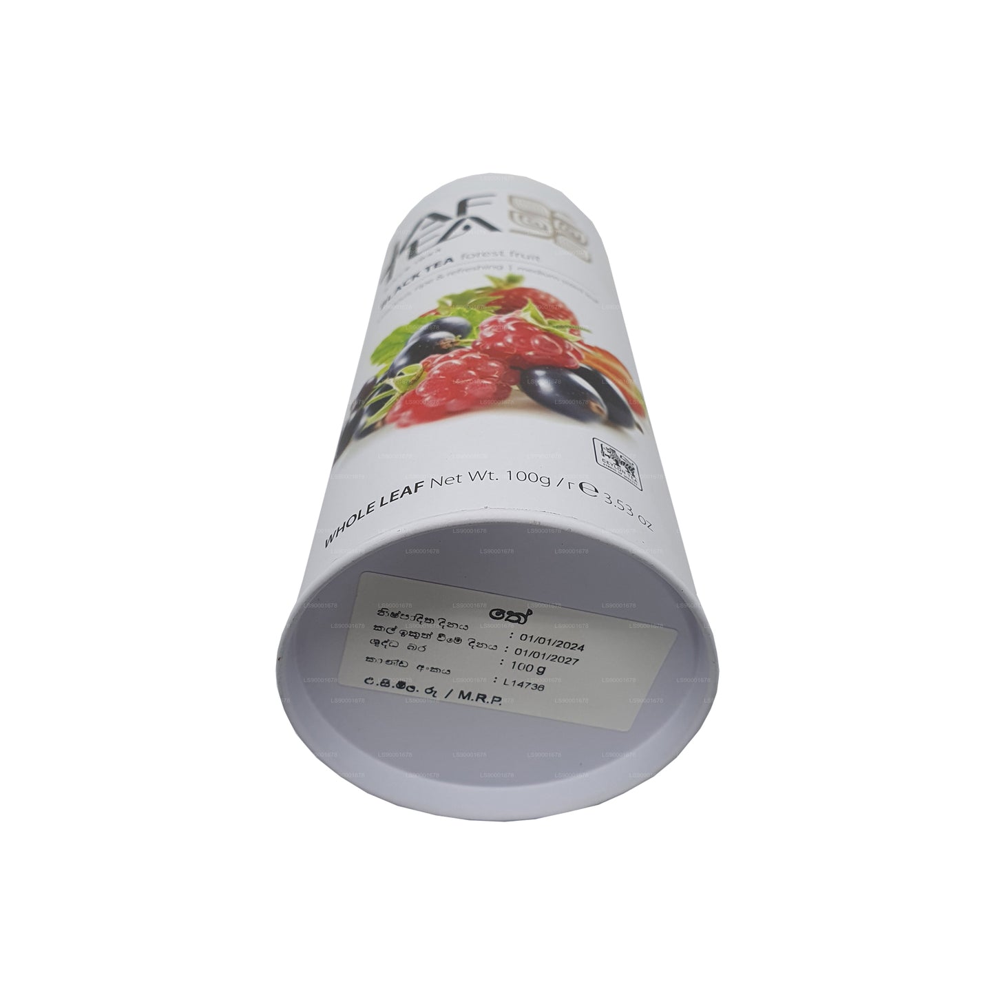 Jaf Tea Pure Fruit Collection Bosvruchten (100 g) blik