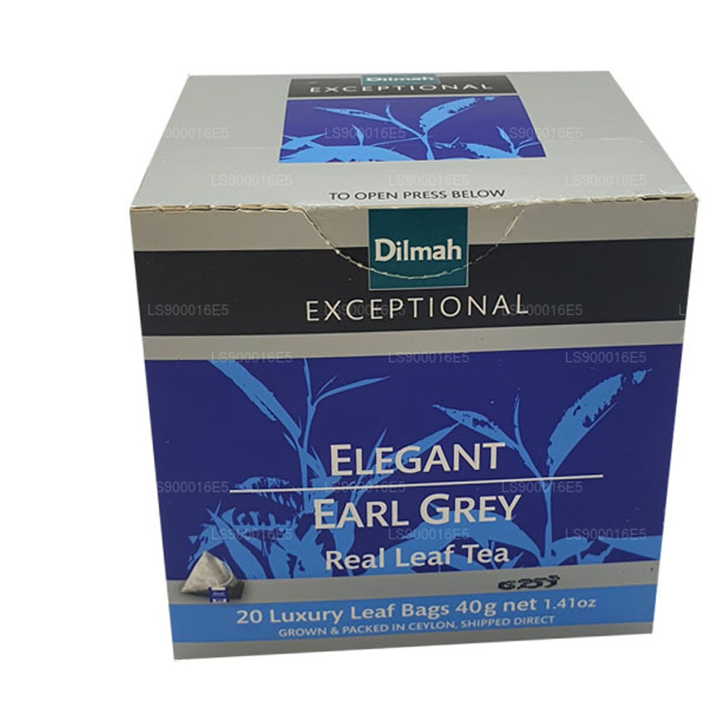Dilmah uitzonderlijke elegante Earl Grey Real Leaf-thee (40 g) 20 theezakjes