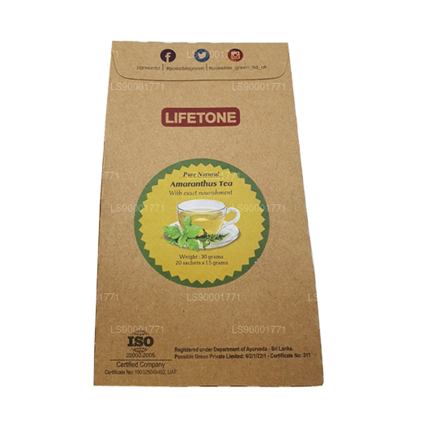 Lifetone Amranthus-thee (30 g)