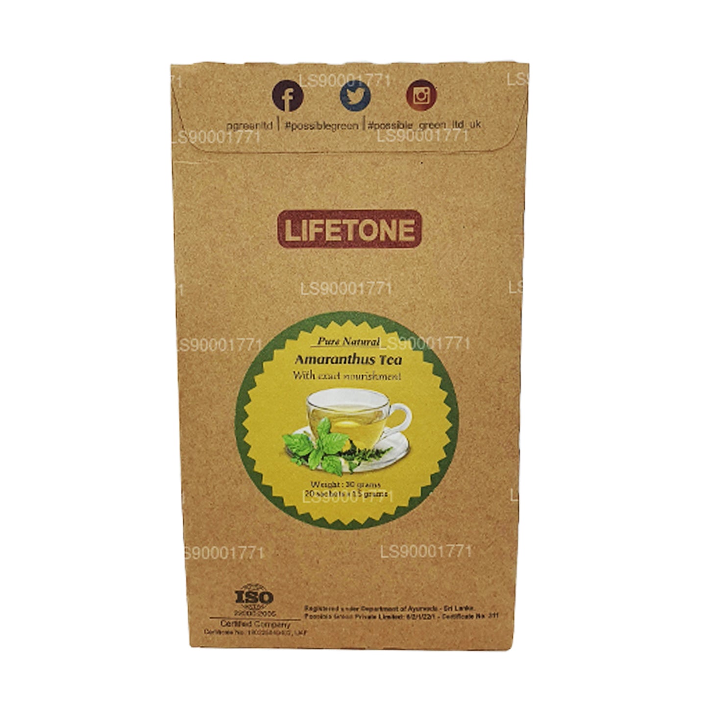 Lifetone Amranthus-thee (30 g)