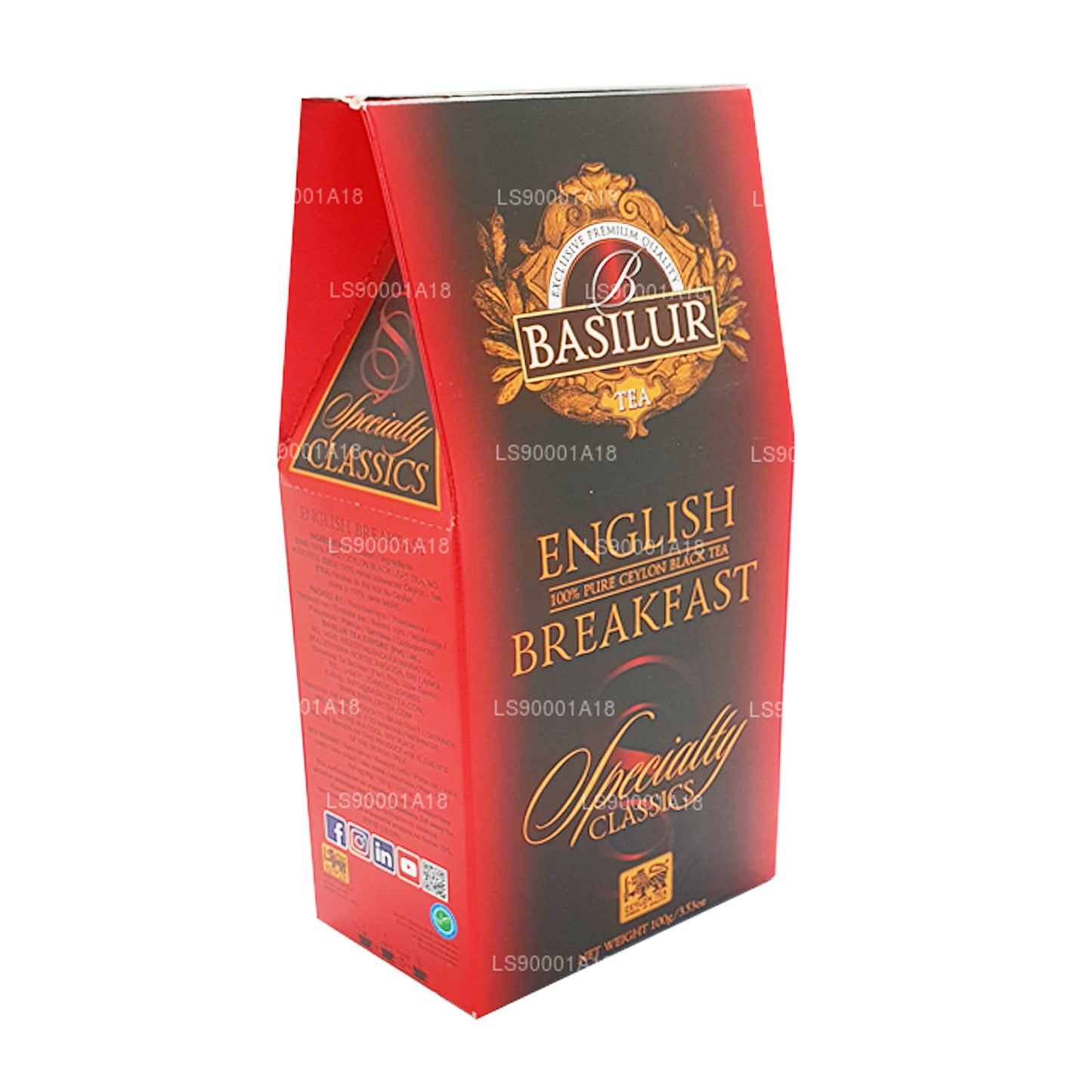 Basilur Specialty Classics Engels ontbijt (100 g)