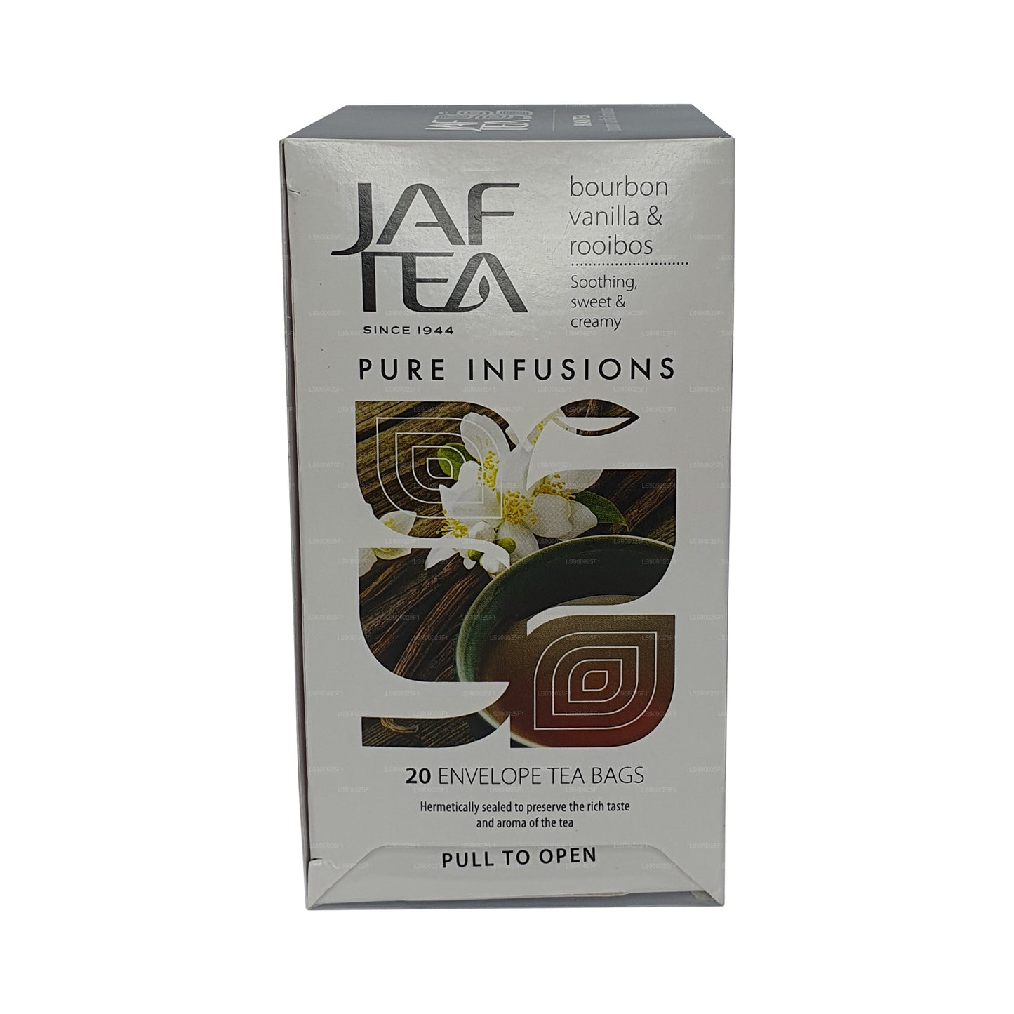 Jaf Tea Pure Infusions Collection Bourbon Vanilla Rooibos (30 g) 20 theezakjes