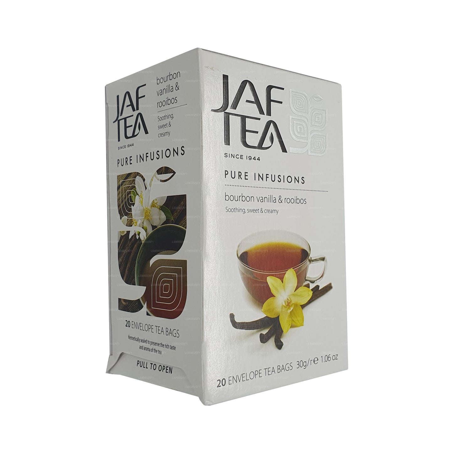 Jaf Tea Pure Infusions Collection Bourbon Vanilla Rooibos (30 g) 20 theezakjes