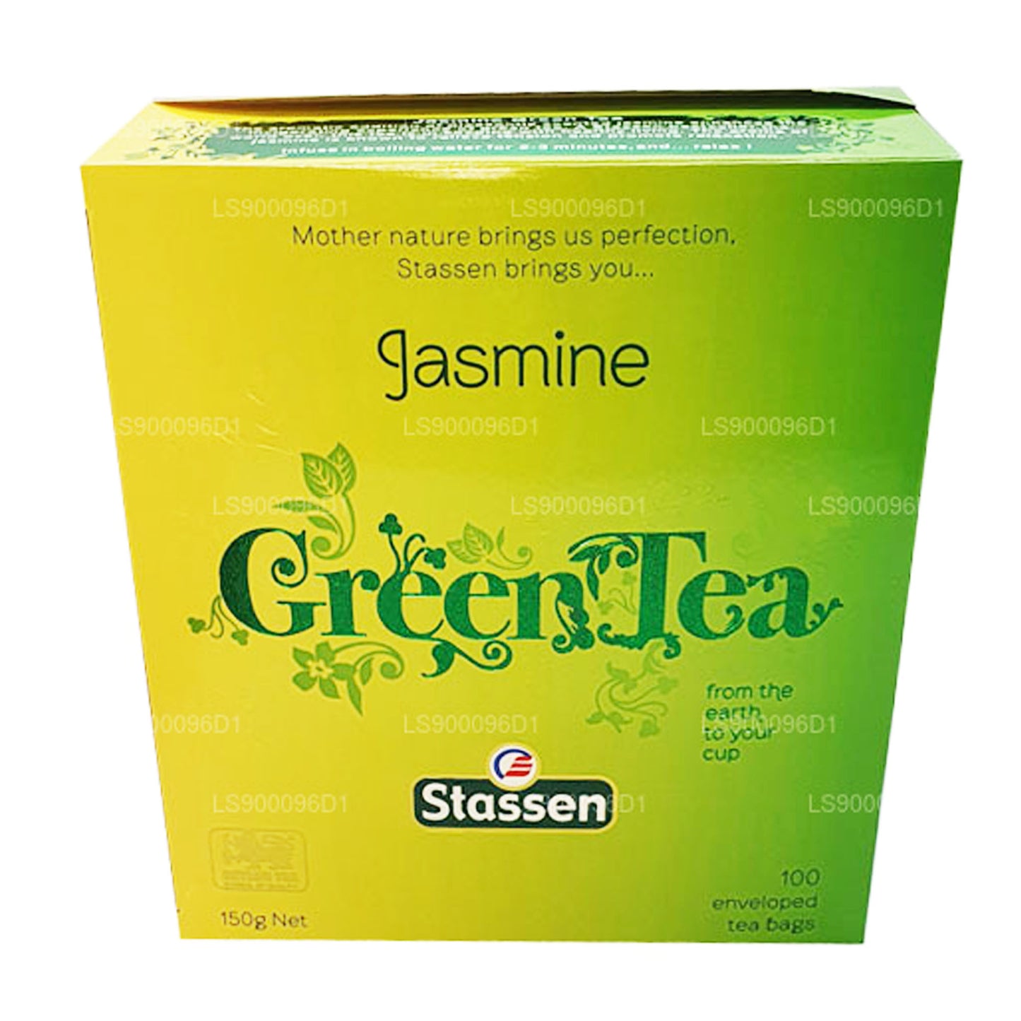 Stassen groene jasmijnthee (37,5 g) 25 theezakjes