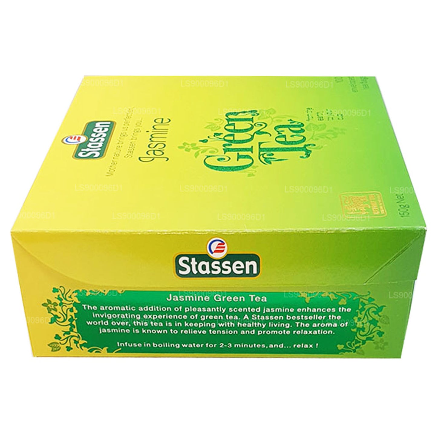 Stassen groene jasmijnthee (37,5 g) 25 theezakjes