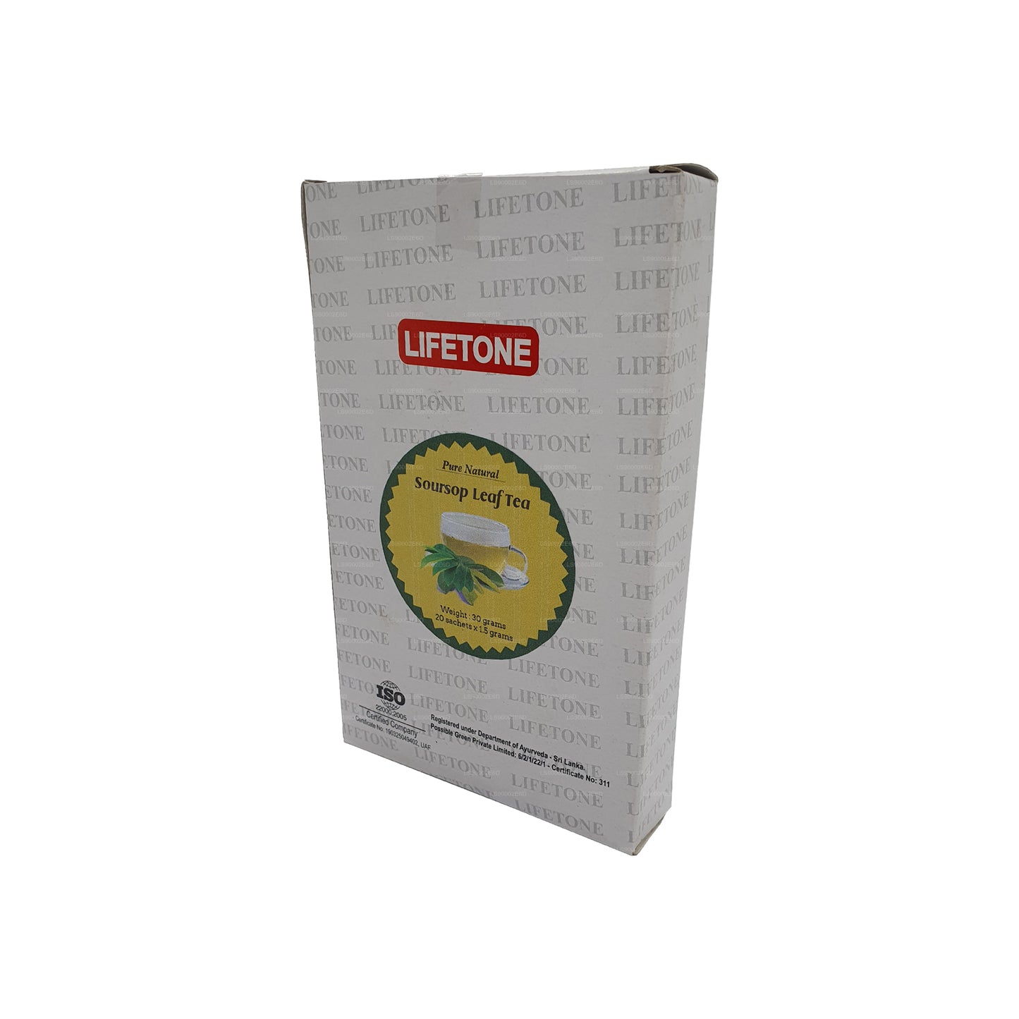 Lifetone Zuurzakbladthee (30 g) 20 theezakjes