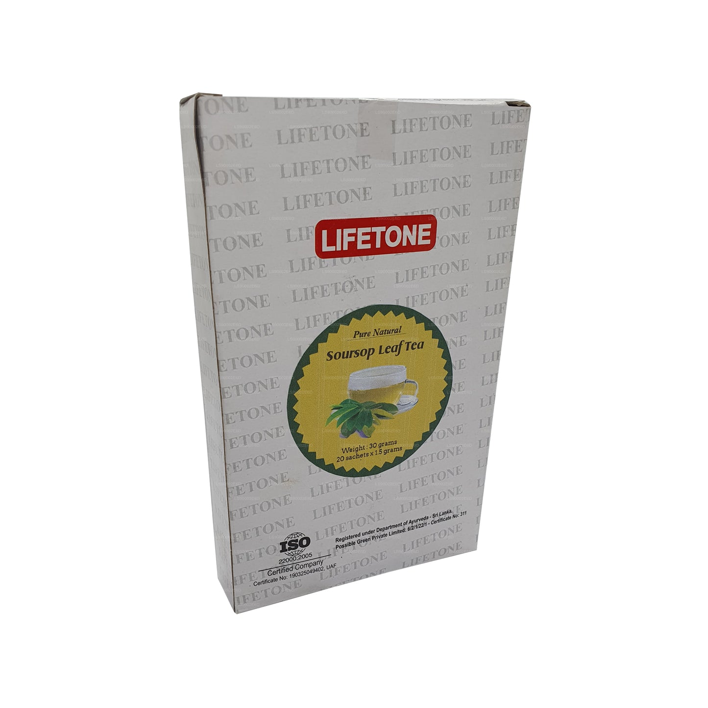 Lifetone Zuurzakbladthee (30 g) 20 theezakjes