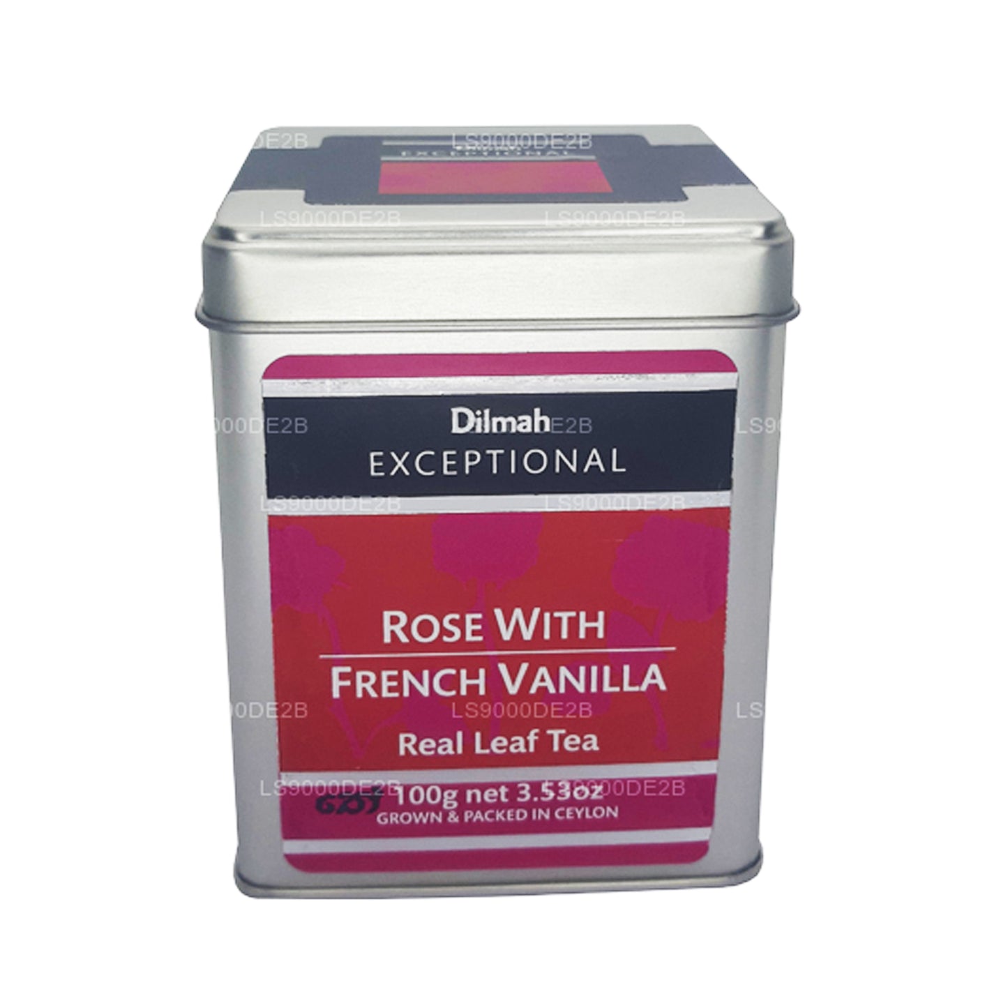 Dilmah Exceptional Rose met Franse vanille thee met echte bladeren (40 g) 20 theezakjes