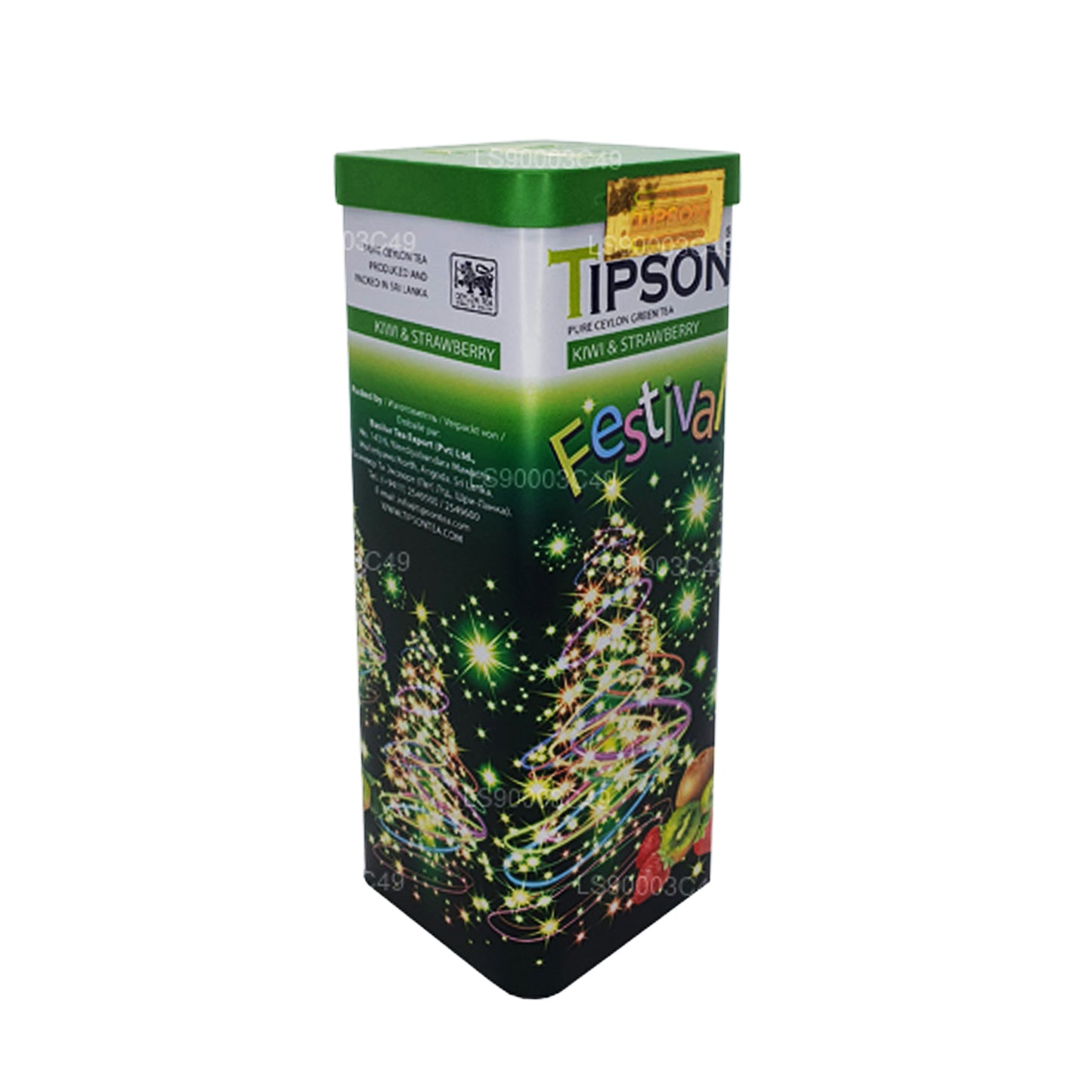 Tipson Festival groene thee met kiwi en aardbei (75 g)