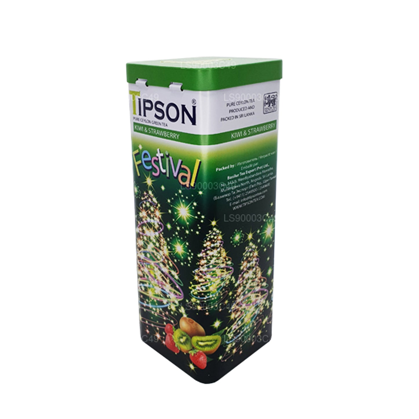 Tipson Festival groene thee met kiwi en aardbei (75 g)