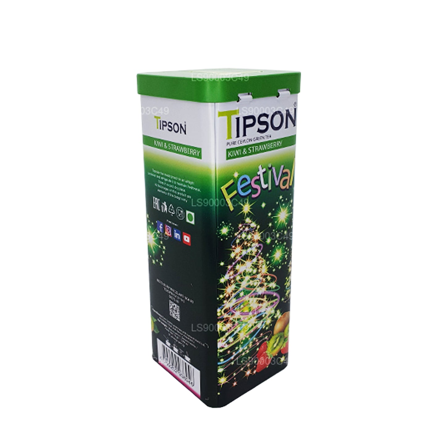 Tipson Festival groene thee met kiwi en aardbei (75 g)