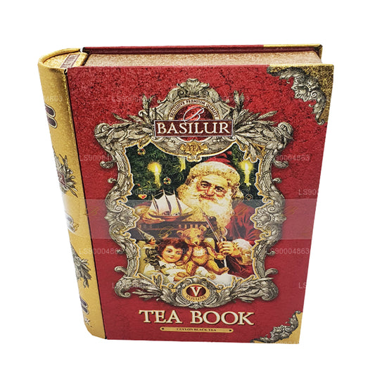 Basilur Festival „Theeboek Volume V - Rood” (100 g) Caddy