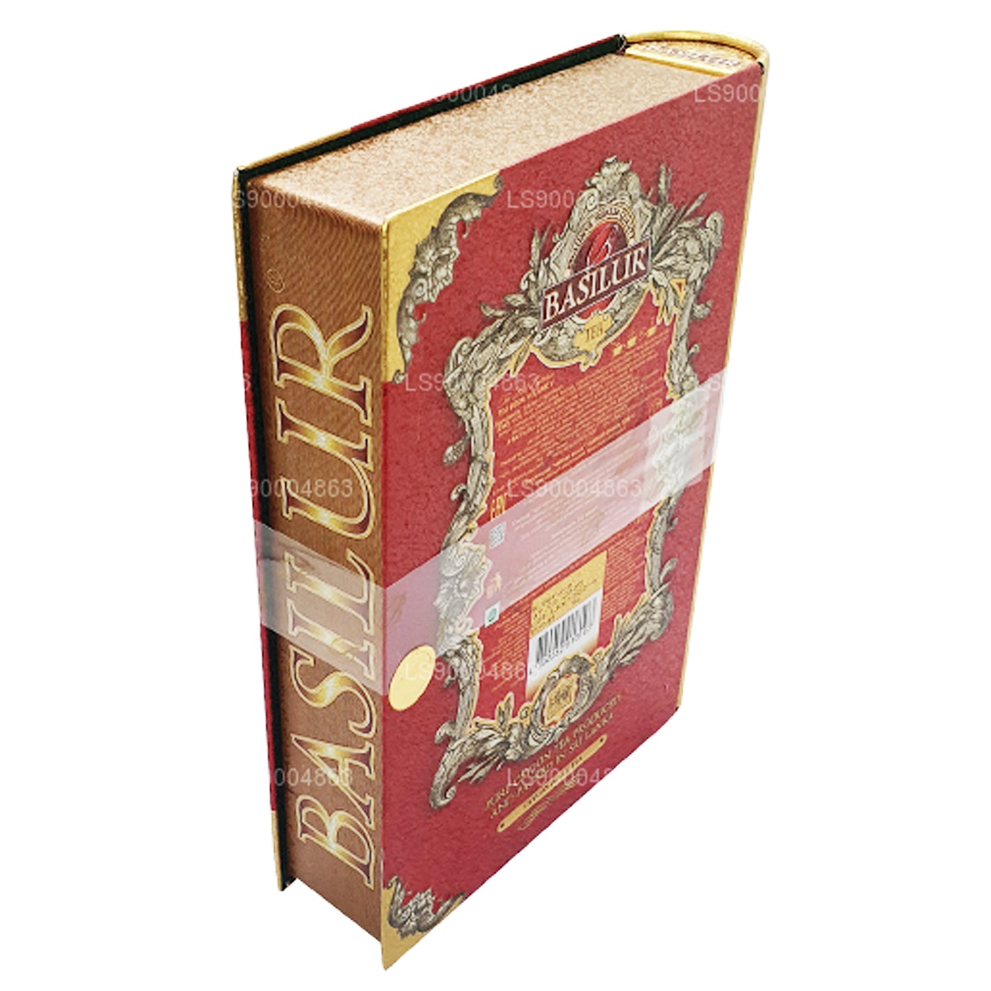 Basilur Festival „Theeboek Volume V - Rood” (100 g) Caddy