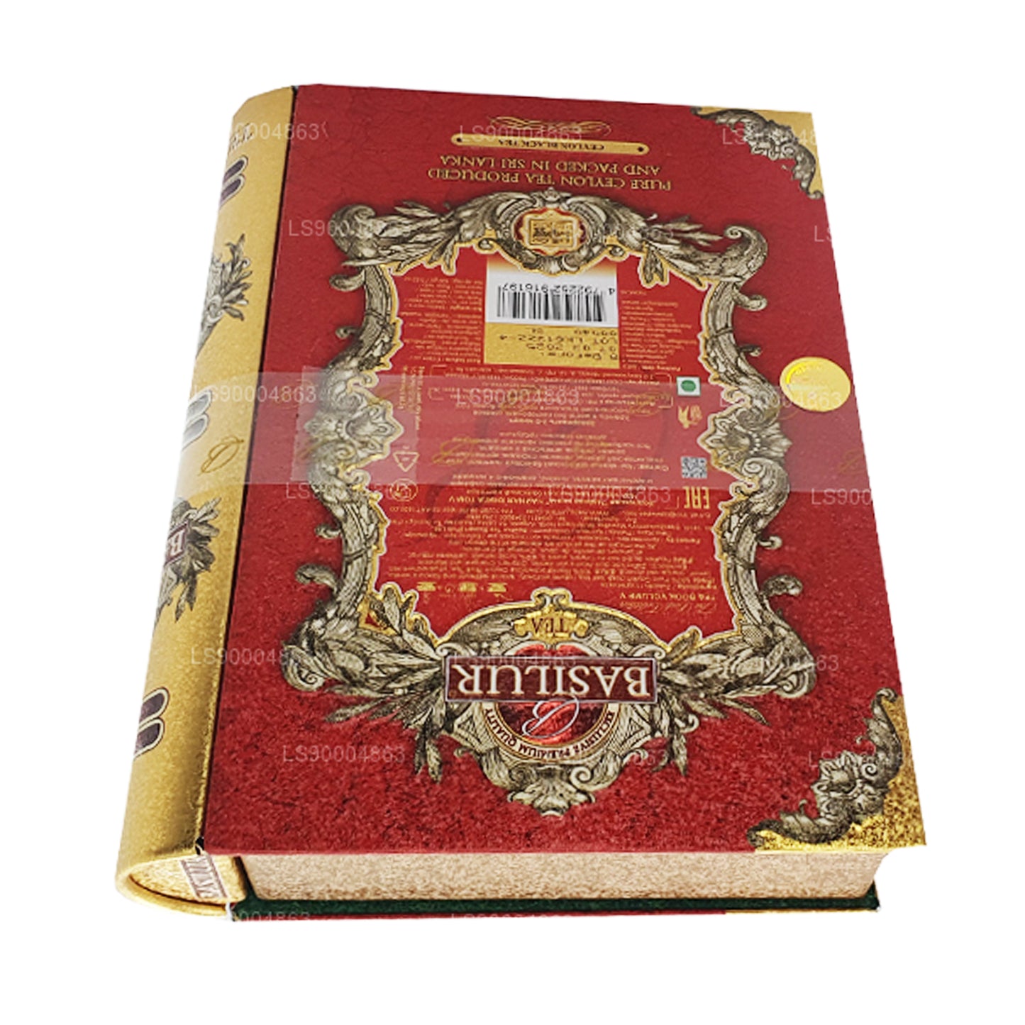 Basilur Festival „Theeboek Volume V - Rood” (100 g) Caddy