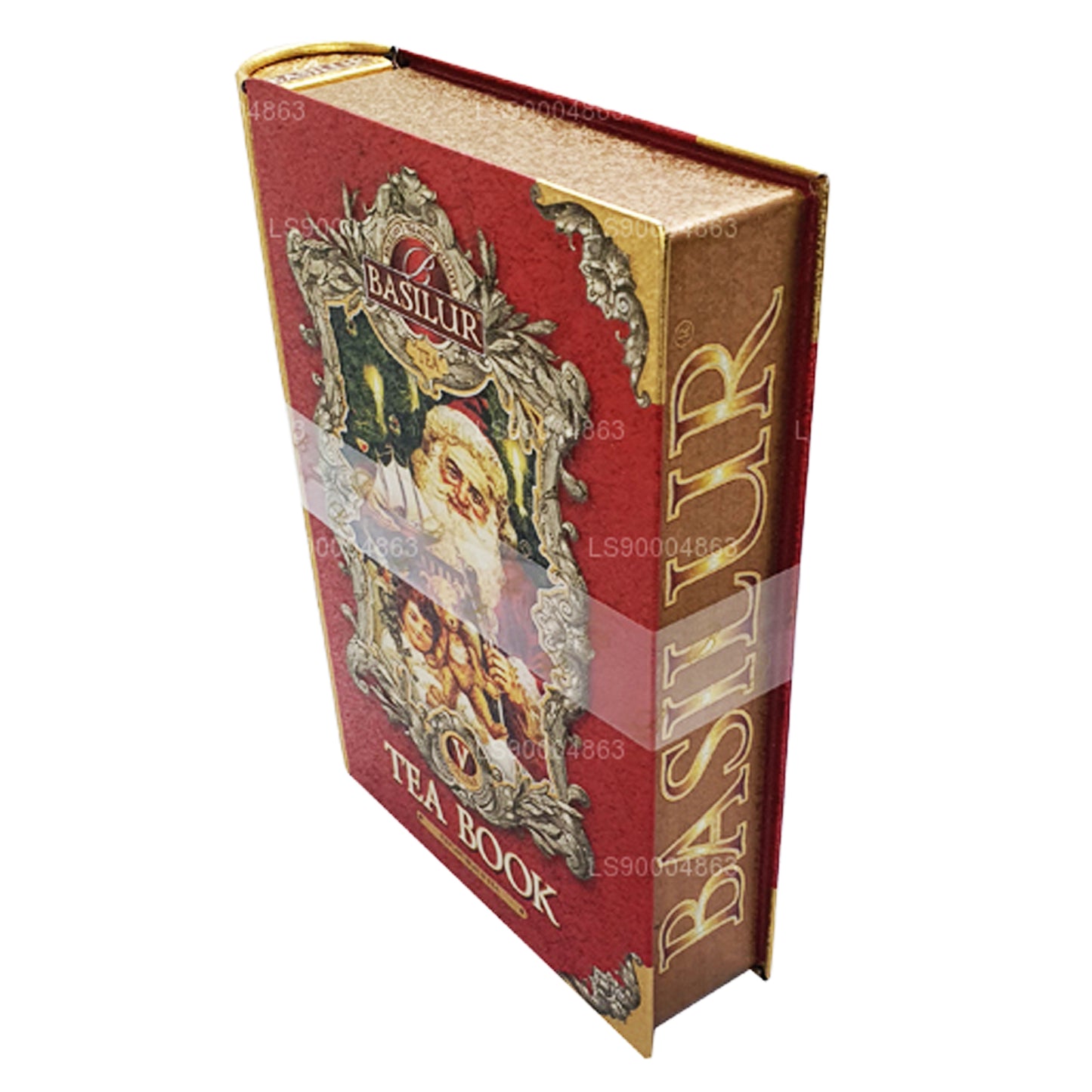 Basilur Festival „Theeboek Volume V - Rood” (100 g) Caddy