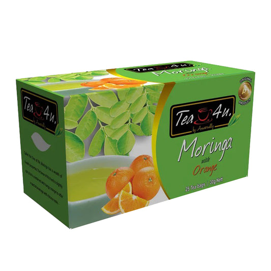 Tea4U Moringa met Sinaasappel (30g) 25 theezakjes