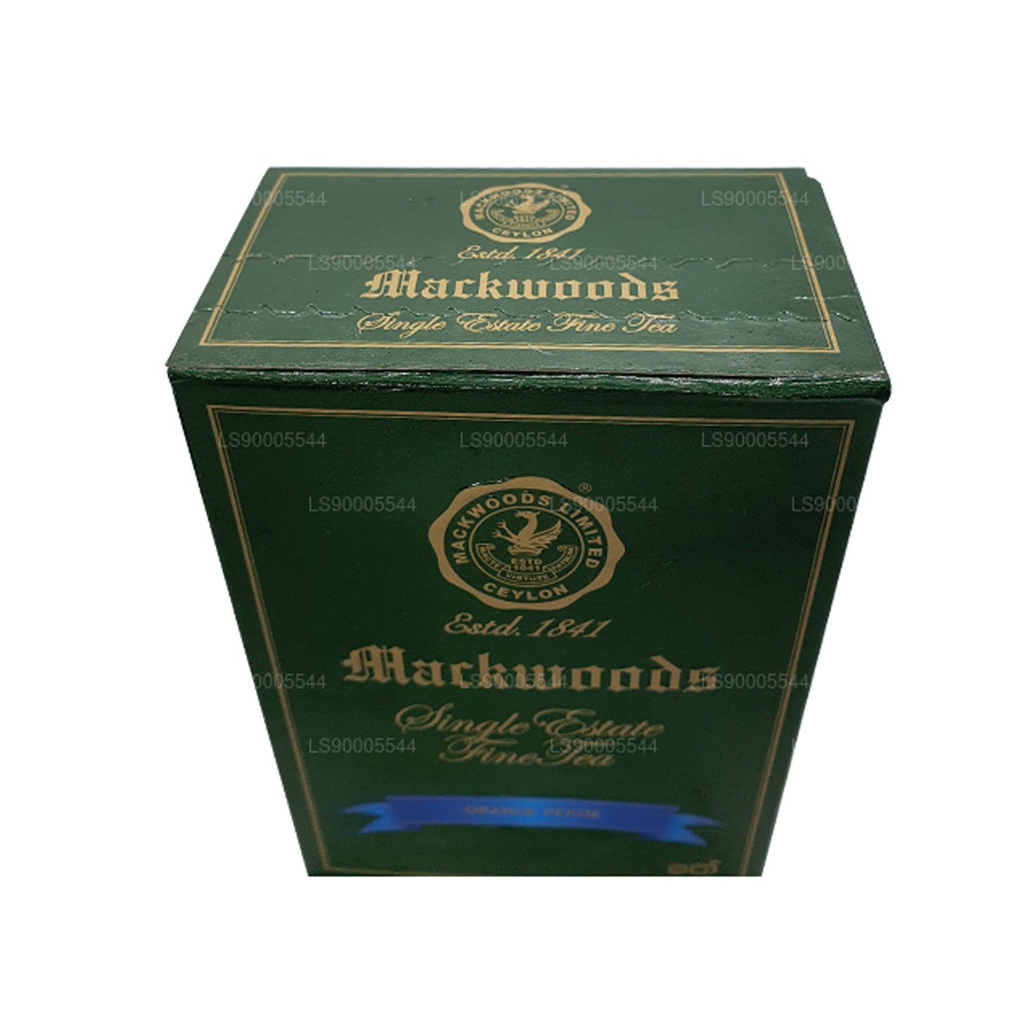 Mackwoods Single Estate, losse bladeren, sinaasappelpekoe (op) in een doos (100 g)