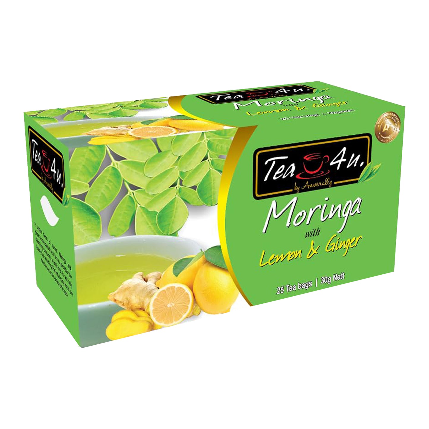 Tea4U Moringa met citroen en gember (30 g) 25 theezakjes