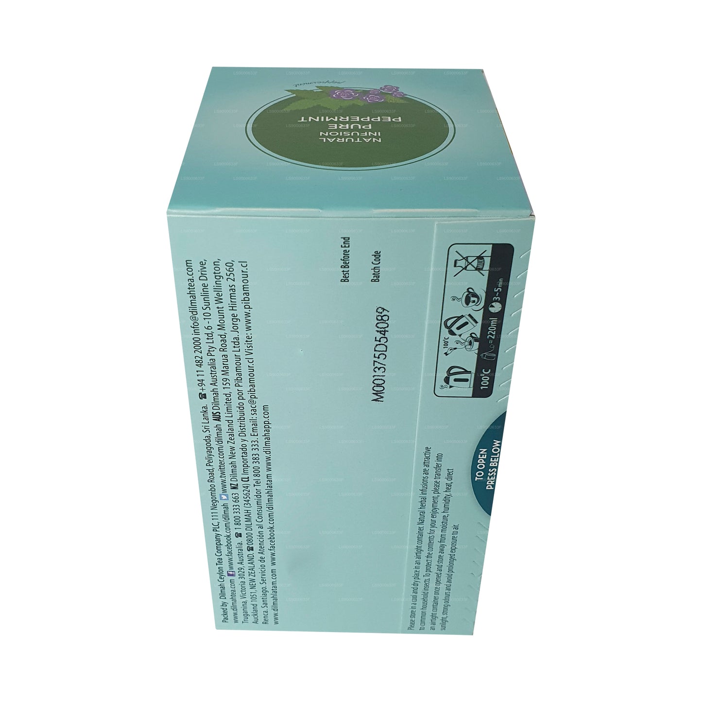 Dilmah Natural Infusion Pure Peppermint (30 g) 20 theezakjes