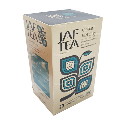 Jaf Tea Ceylon Earl Grey (40 g) 20 theezakjes