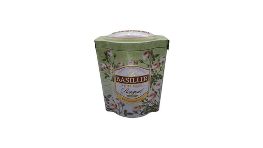 Basilur White Magic Bouquet met groene caddy (100 g)