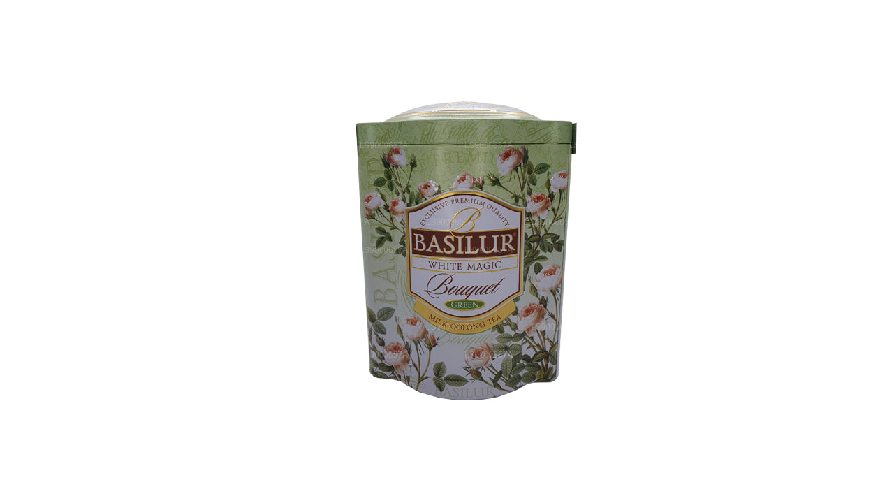 Basilur White Magic Bouquet met groene caddy (100 g)