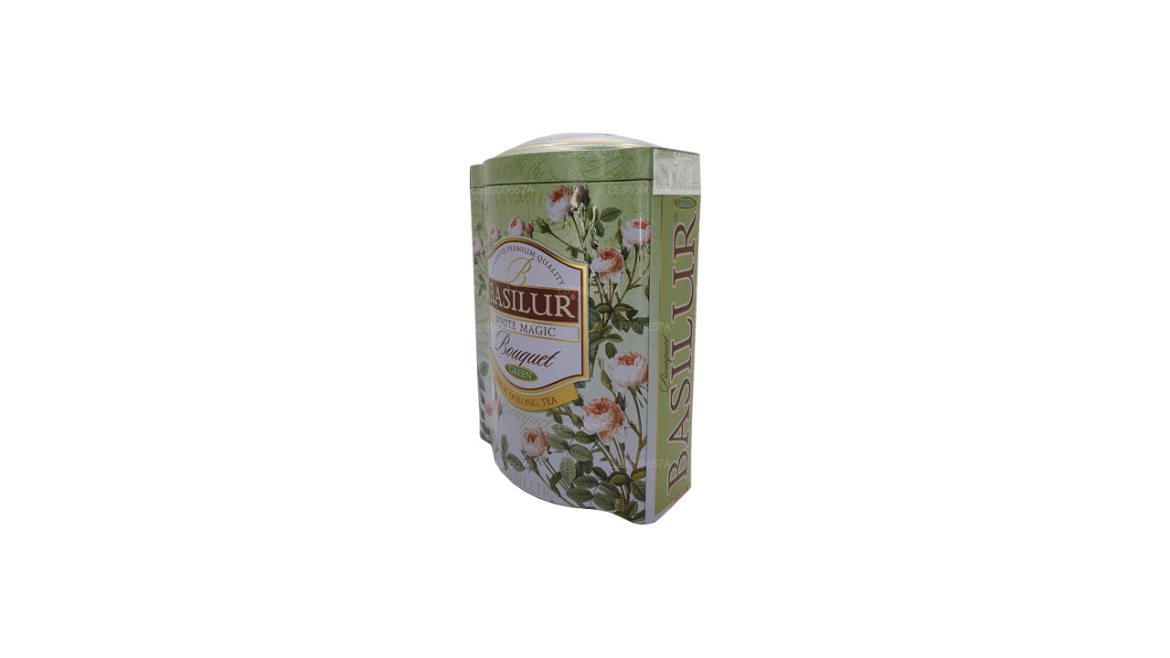 Basilur White Magic Bouquet met groene caddy (100 g)