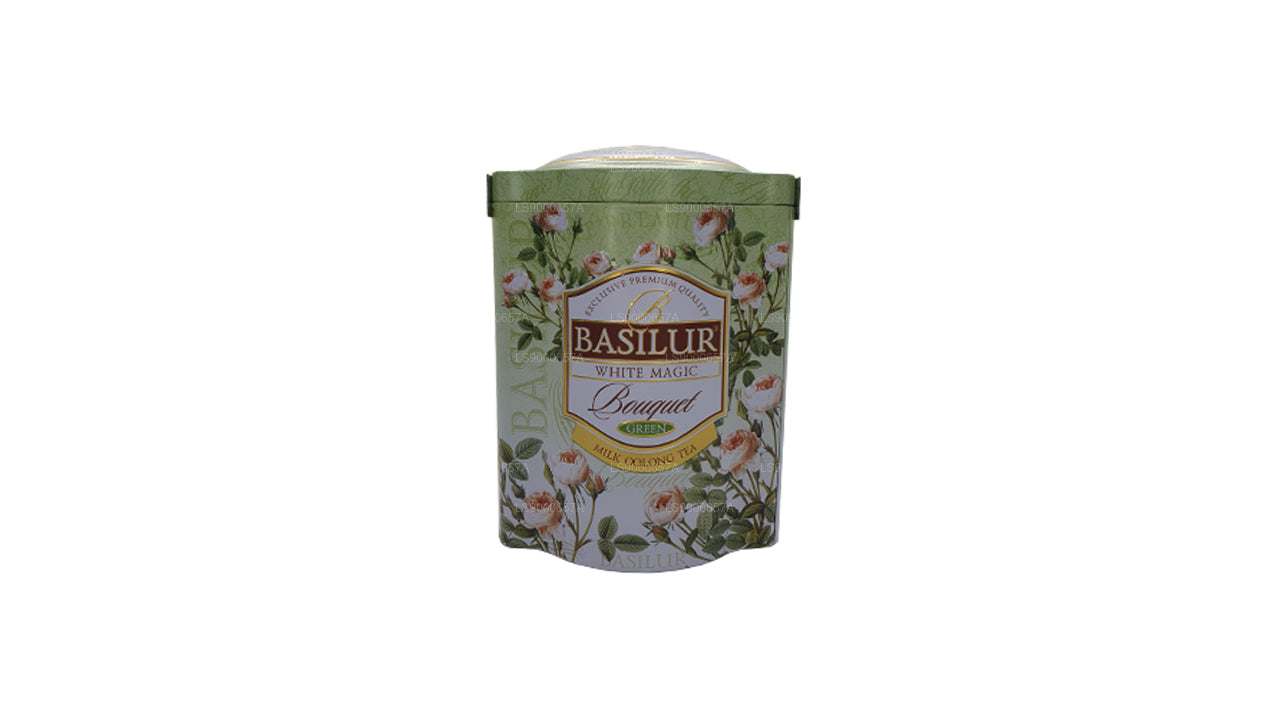 Basilur White Magic Bouquet met groene caddy (100 g)