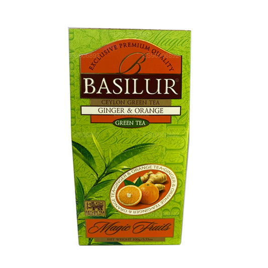 Basilur Magic groene gember en sinaasappel (100 g)