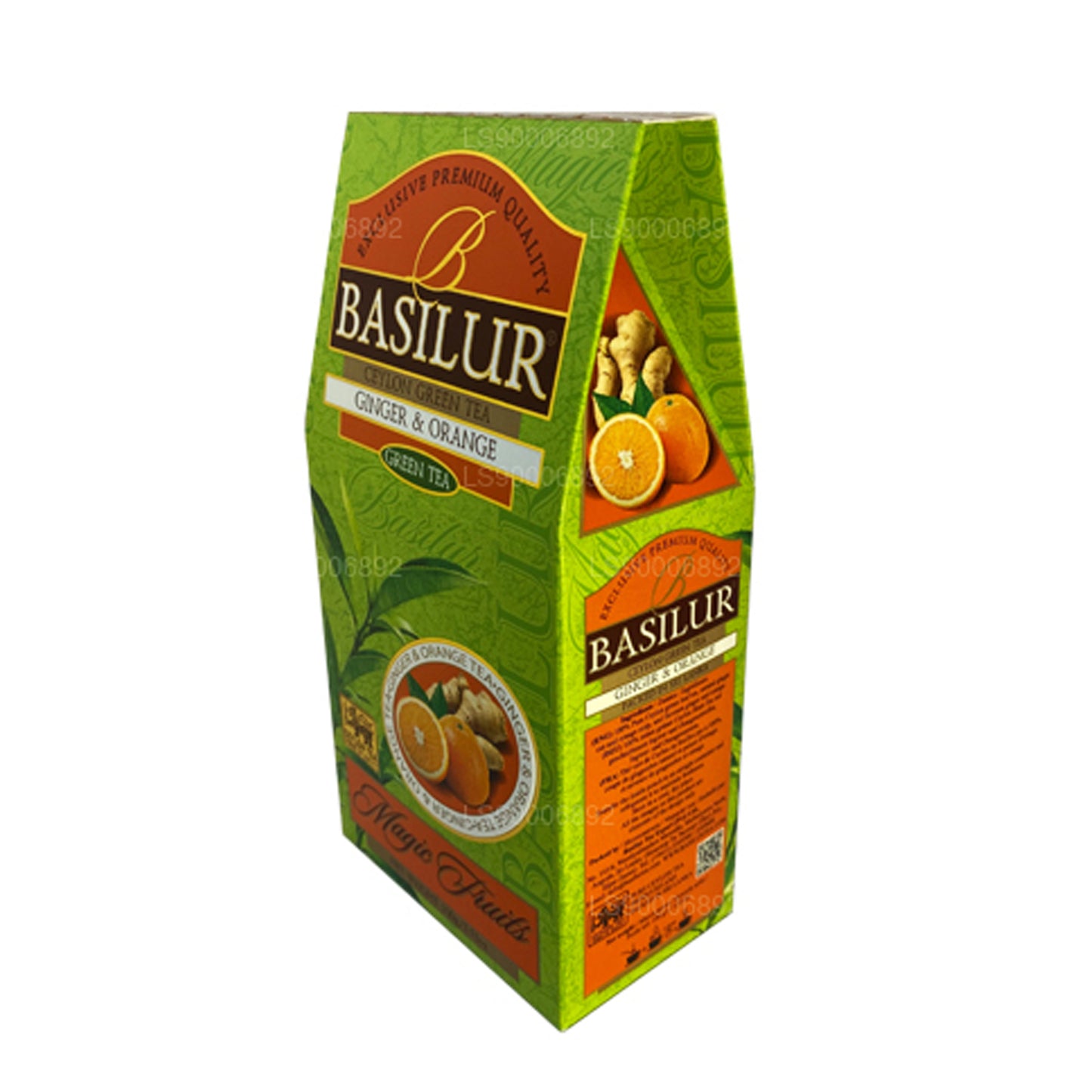 Basilur Magic groene gember en sinaasappel (100 g)