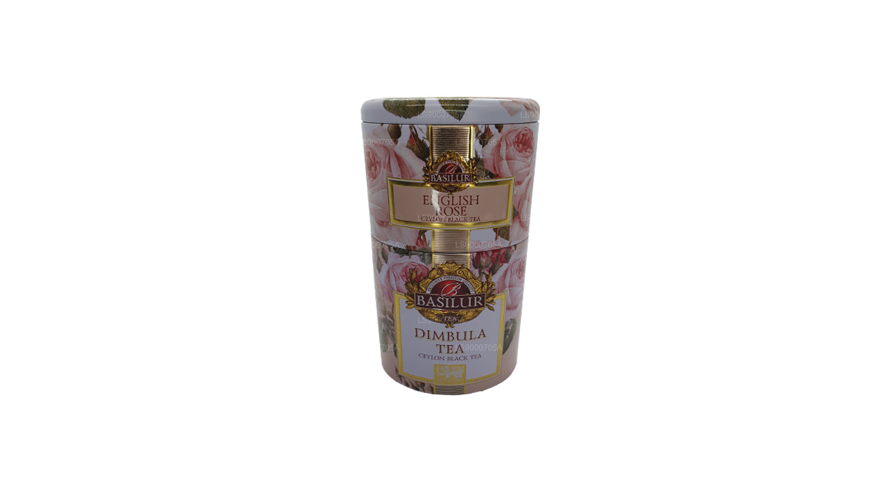 Basilur vruchten en bloemen „English Rose” Dimbula (100g) Caddy