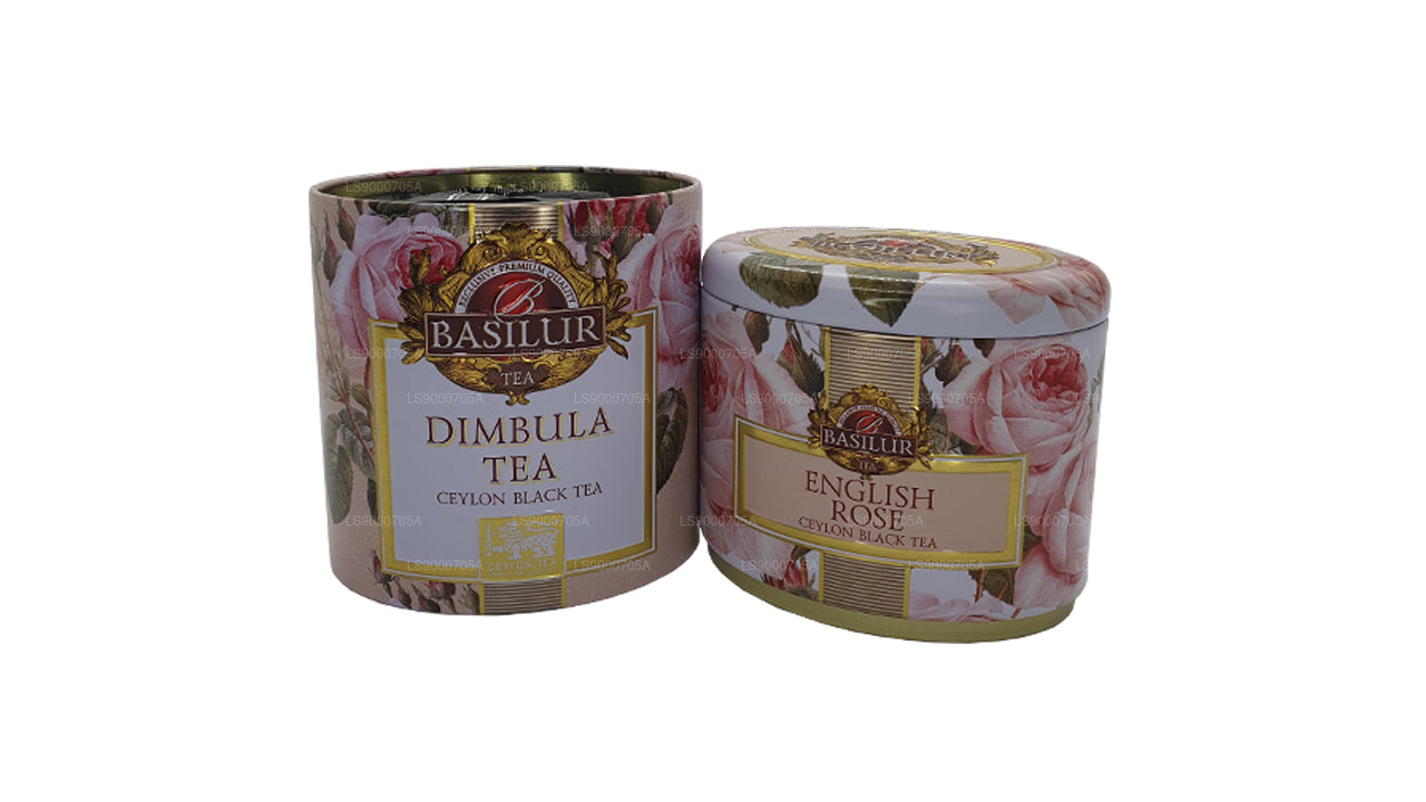 Basilur vruchten en bloemen „English Rose” Dimbula (100g) Caddy