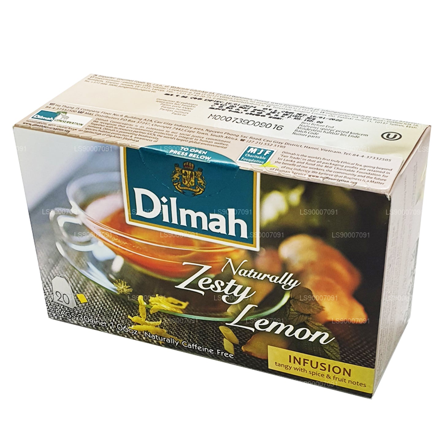 Dilmah Naturally Zesty Lemon (30 g) 20 theezakjes