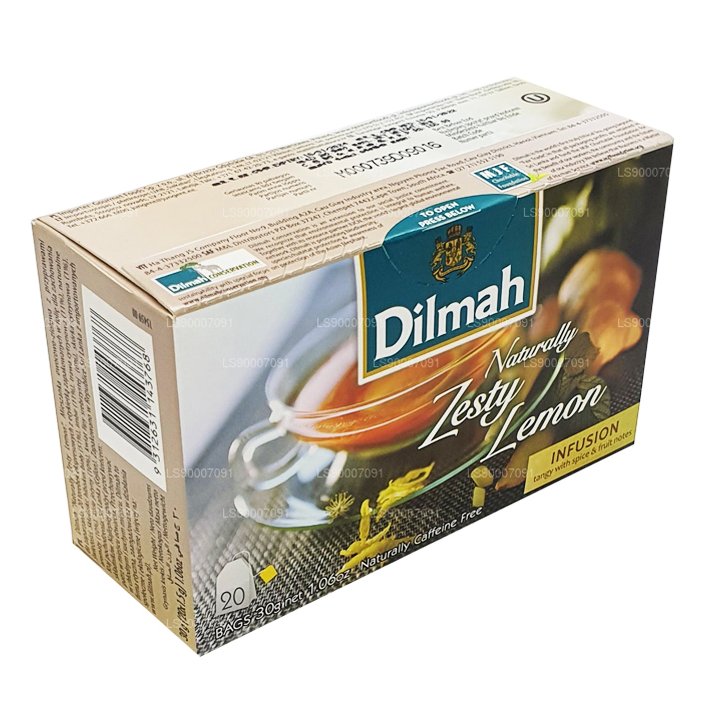 Dilmah Naturally Zesty Lemon (30 g) 20 theezakjes