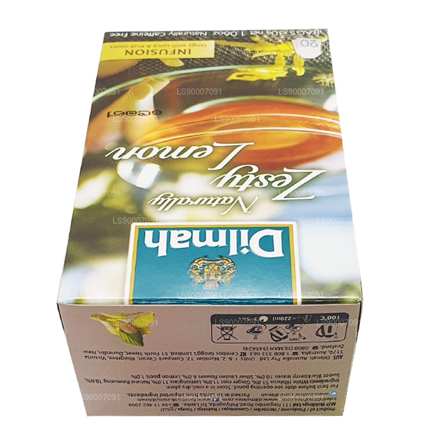 Dilmah Naturally Zesty Lemon (30 g) 20 theezakjes