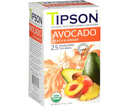 Tipson Avocado Perzik en Gember (37,5 g)