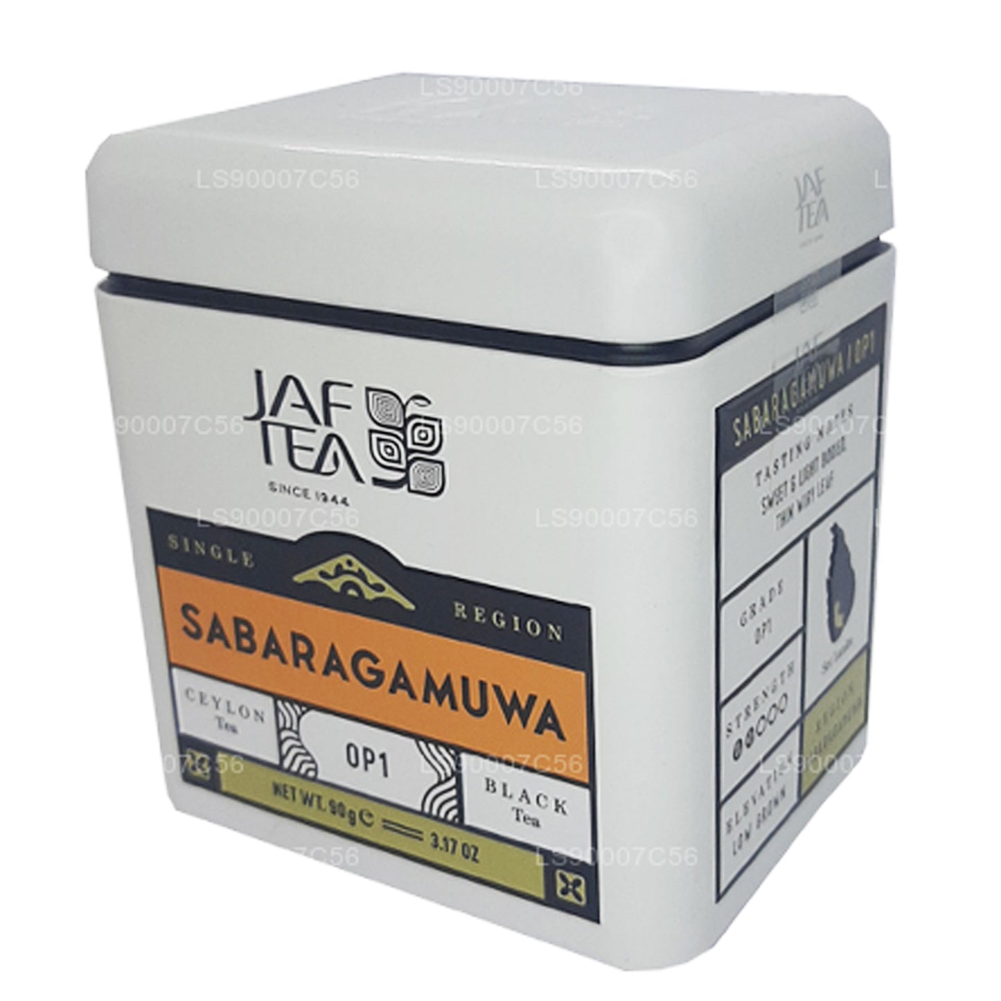Jaf Tea Single Region Collection Sabaragamuwa OP1 blikje (90 g)