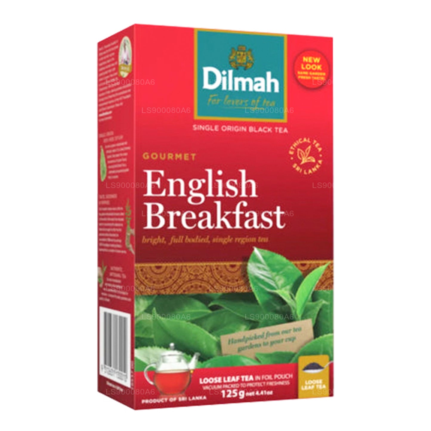 Dilmah English Breakfast Loose Leaf Tea (125 g) Doos