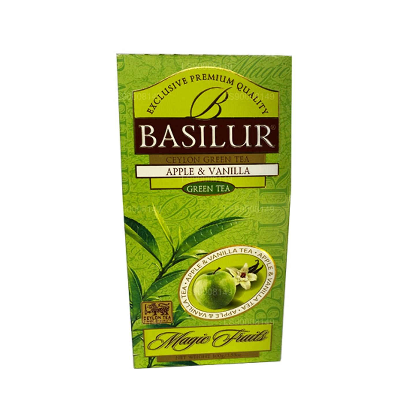 Basilur Magic groene appel en vanille (100 g)